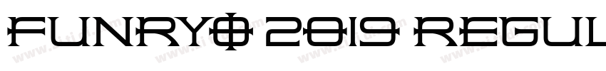 funryo 2019 regular字体转换